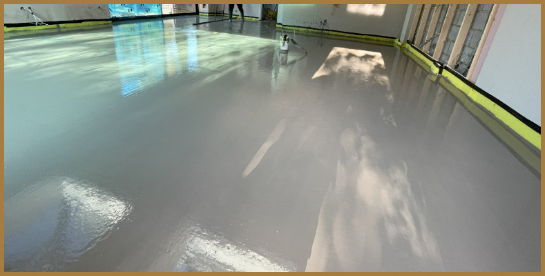 Liquid Floor Screed for Domestic Projects